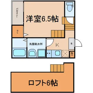 アルメリアⅡ【203号室】の間取り
