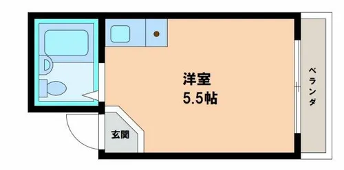 栄昌ビル【4階】の間取り