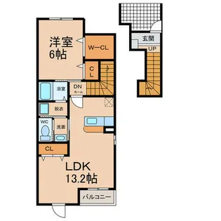 エトワールM Ⅰ・Ⅱ【2階】の間取り