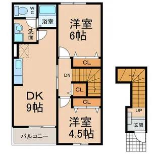 ドゥーハウスⅠ【2階】の間取り
