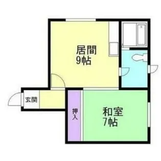 コンフォート澄川【2階】の間取り