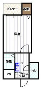 サンパレス寝屋川【305号室】の間取り