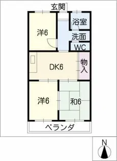 コーポニューフレンド第二【3階】の間取り