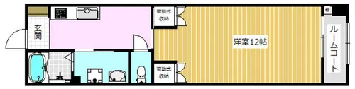 リルコモン城西【206号室】の間取り