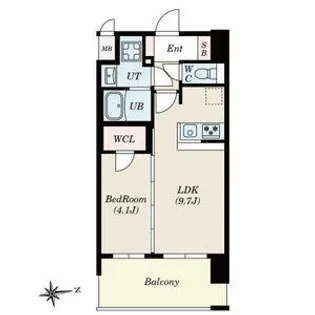 CREST TAPP平安通【709号室】の間取り