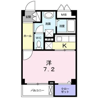 アルモニー琵琶湖【2階】の間取り