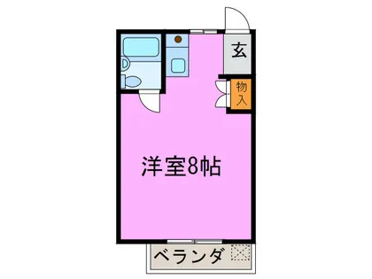 メゾン裕貴【201号室】の間取り