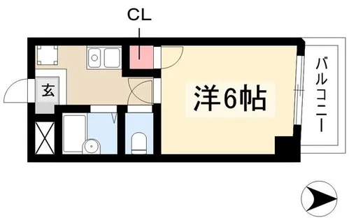 ドルフ亀島Ⅰ【503号室】の間取り