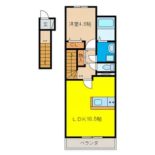 アネックス成海【2階】の間取り