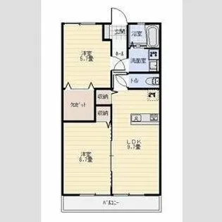 カーサ リーノ【1階】の間取り