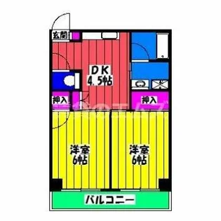 原まるまん第2ビル【8階】の間取り