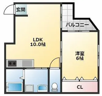 メゾンエスポワール【3階】の間取り