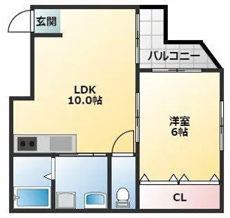 メゾンエスポワール【3階】の間取り