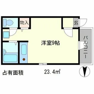 ランシング【2階】の間取り