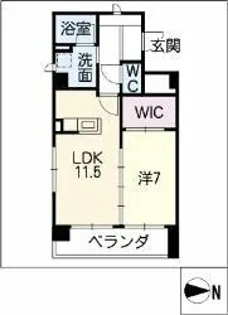 メゾン・ド山手【2階】の間取り