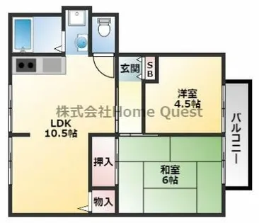 オリーブ【2階】の間取り