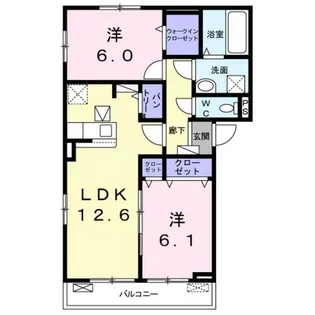メゾン エインシェント7【1階】の間取り