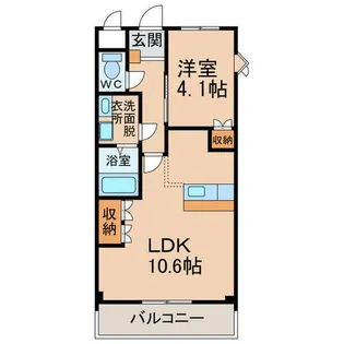 グッドウィル(GOODWILL)【2階】の間取り