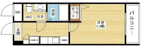 アーデン新大阪【12階】の間取り
