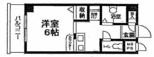 ルミエール21【5階】の間取り