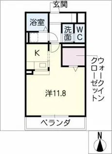 GRANDEUR陶館【3階】の間取り