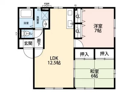 オラクルハウスA【1階】の間取り