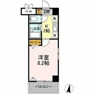 キャッスルⅡ【3階】の間取り