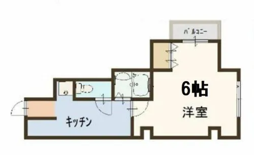 YAHATA西長堀【2階】の間取り