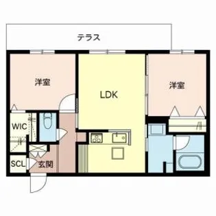 ShaMaison LEA LEA OHANA【B101号室】の間取り