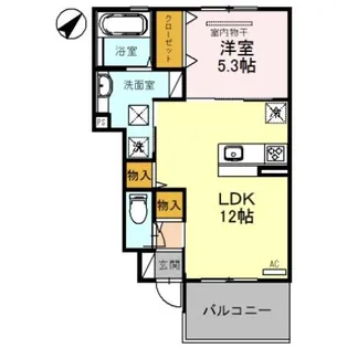 サン コートS【1階】の間取り