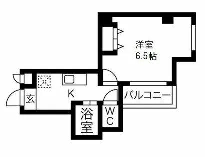 YAHATA西長堀【6階】の間取り