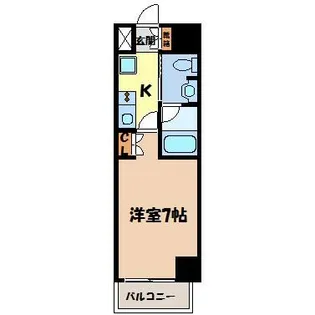 フローライト徳川【3階】の間取り