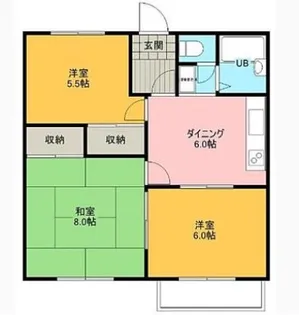 メゾン・フローレンス【102号室】の間取り