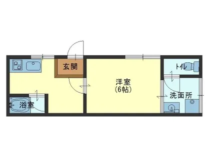 プチハウス井出【1号室】の間取り