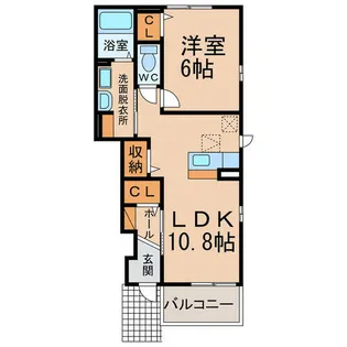 マッキンリー【1階】の間取り