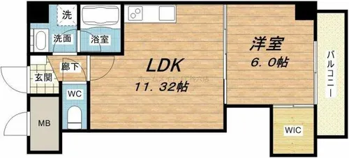 きーとすはうす【4階】の間取り