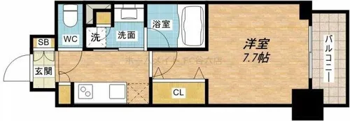 アーバネックス本町【13階】の間取り