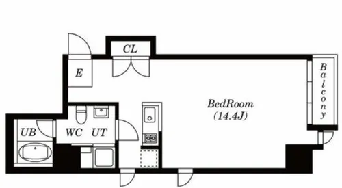 LOIS GRAND靭公園【8階】の間取り