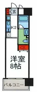 グランマーレ天満橋【6階】の間取り