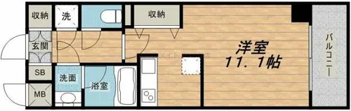シティヒルズ安堂寺【4階】の間取り