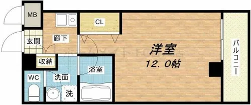 サンシャイン戸川【8階】の間取り