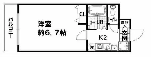 フォレスト新町【4階】の間取り