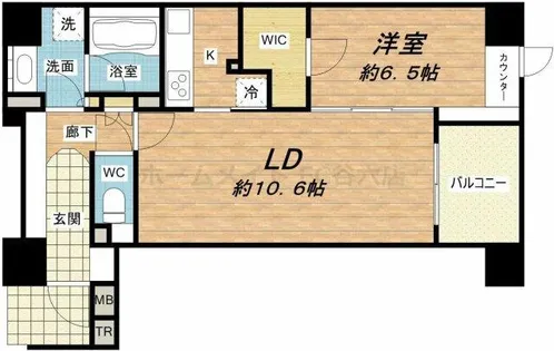 プライムアーバン堺筋本町【8階】の間取り