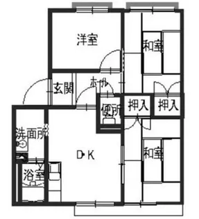 グランソレイユC【2階】の間取り