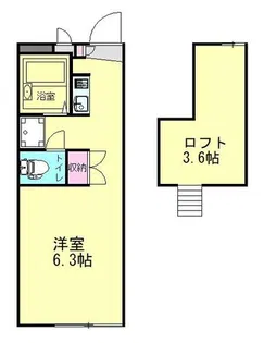フラッツ伊保【103号室】の間取り