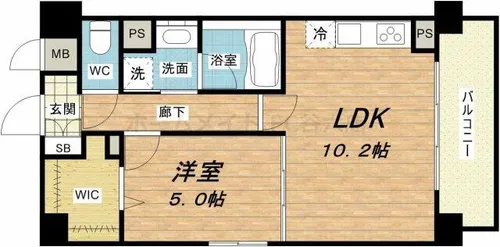 サンクレスト【3階】の間取り