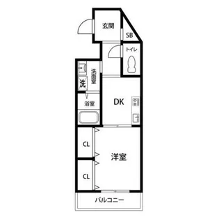 ブエナビスタ貝塚【303号室】の間取り