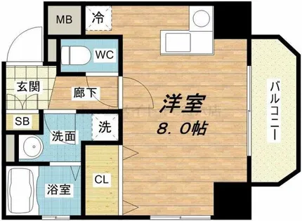 クレイドル上町Ⅱ【2階】の間取り