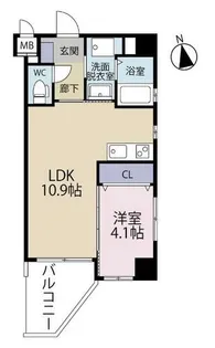 ラグーナ田原新町【601号室】の間取り