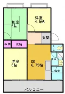 コーポ曽根【301号室】の間取り
